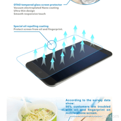 0.2mm Tempered glass screen protector for MEIZU MX3, with the best factory price